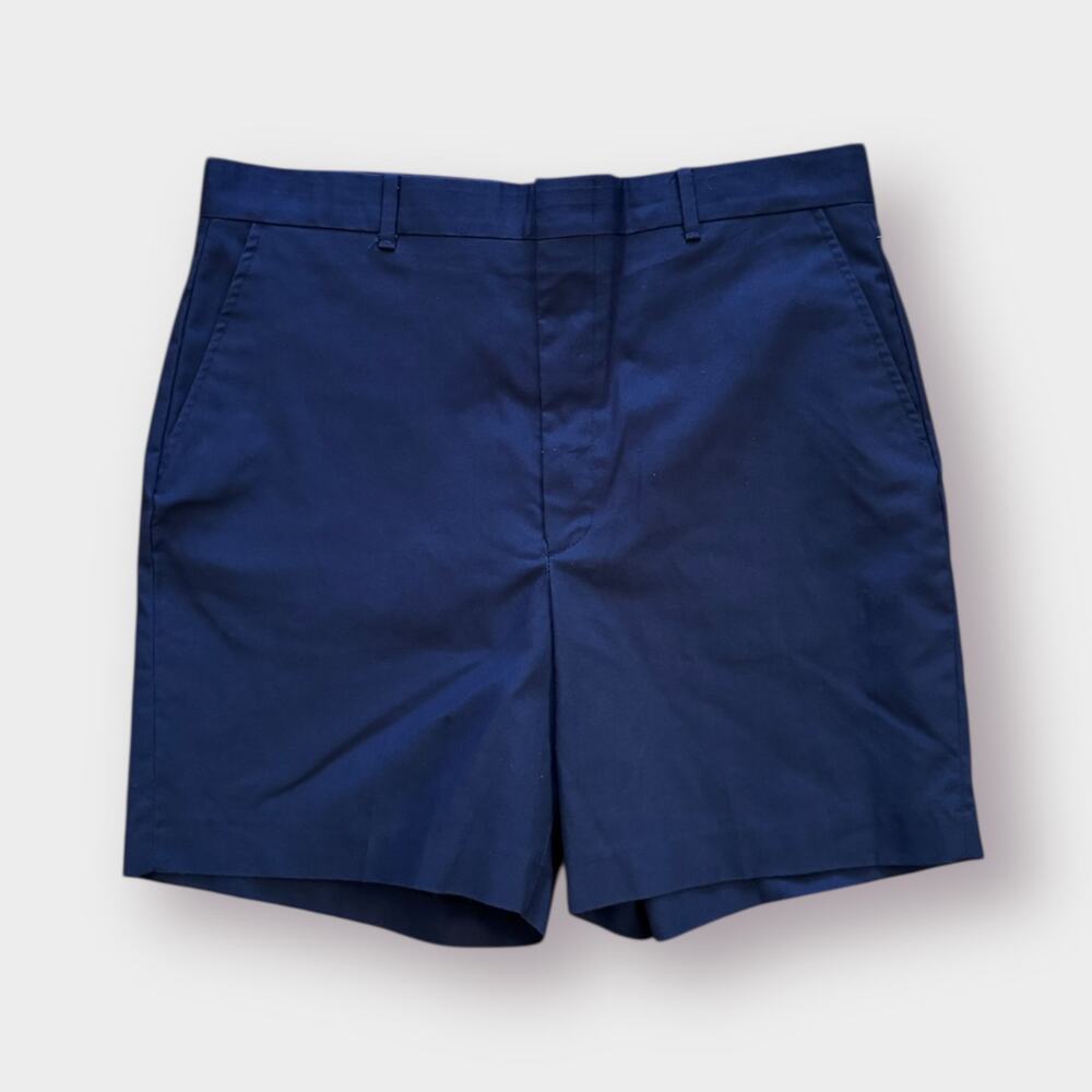 80s Knightsbridge‎ Navy Shorts Size 35